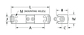 Rugged and Lightweight Aluminum Battery Holder (137-A) - 2