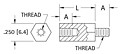 Male/Female Nylon Standoffs - 2