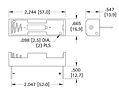 Economical Plastic Battery Holders (2460)