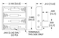 Economical Plastic Battery Holders (2481)