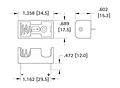 Economical Plastic Battery Holders (2485)