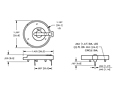 Thru Hole Mount 30 Millimeter (mm) Coin Cell Holder - 2