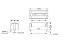 Thru Hole Mount (THM) Ultra Low Profile Lithium & Alkaline Single Cell Holder - 2