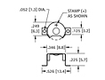 Surface Mount 7.9 Millimeter (mm) Button Cell Retainer - 2