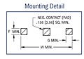 12 to 24 Millimeter (mm) Thru-Hole (THM) & Surface Mount (SMT) Coin Cell Retainers (3000) - 3