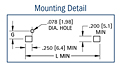 Surface Mount (SMT) Ultra Low Profile Lithium & Alkaline Single Cell Holder - 3
