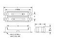 Surface Mount (SMT) Ultra Low Profile Lithium & Alkaline Dual Cell Holder - 2