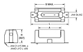Surface Mount (SMT) Polarized Lithium Cell Holder - 2