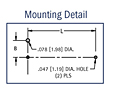 Thru Hole Mount (THM) Polarized Lithium Cell Holder - 3