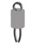Miniature Style Test Point Terminal - Gray
