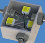 One-Way Series 3 Wire Splices and Yellow i-Clamps Insulation Displacement Connector (IDC)