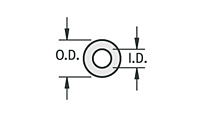 Transistor Insulator for Threaded Stud Transistors (4678) - Schematic Diagram