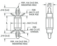 Sturdy Lock-In Insulated PC Support - 2