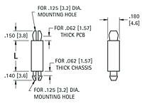 Tension-Fit Insulated PC Support - 2