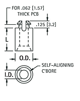 Stacking Insulated PC Spacer - 2
