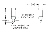 Slimline Insulated PC Spacer Support - 2