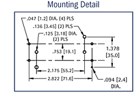 Thru Hole Mount (THM) "18650" Dual Cell Lithium-Ion Battery Holder - 3