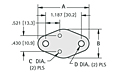 Transistor Insulator for TO-3 Case (4651) - Schematic Diagram