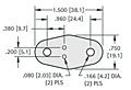 Transistor Insulator for TO-66 Case (4664) - Schematic Diagram