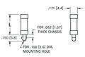 Slimline Insulated PC Spacer Support - 2