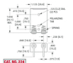 6 Volt (V) Lithium Cell Holder (224) - 2
